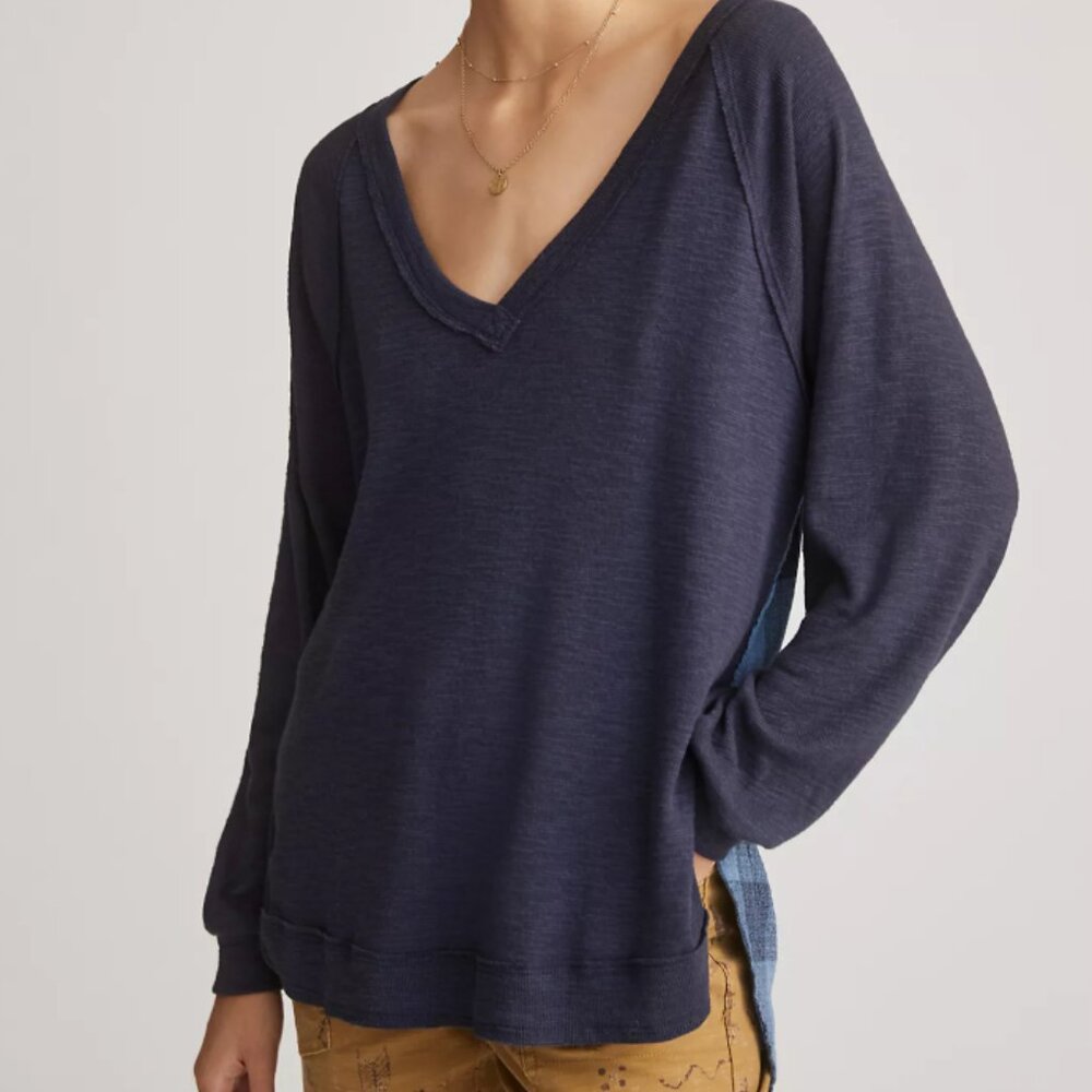Pilcro V-Neck Top / Oversized